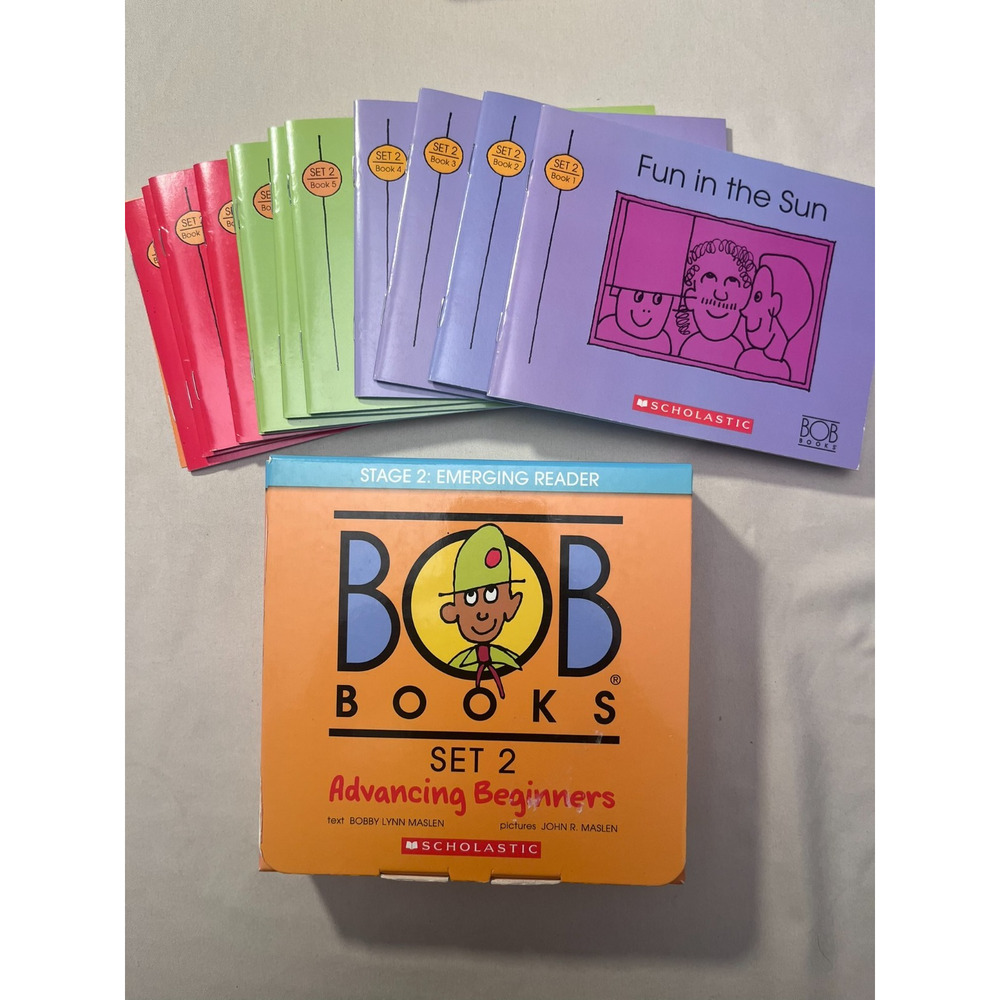 Bob Books, Set 2 Advancing Beginners - Paperback By Bobby Lynn Maslen VERY GOOD